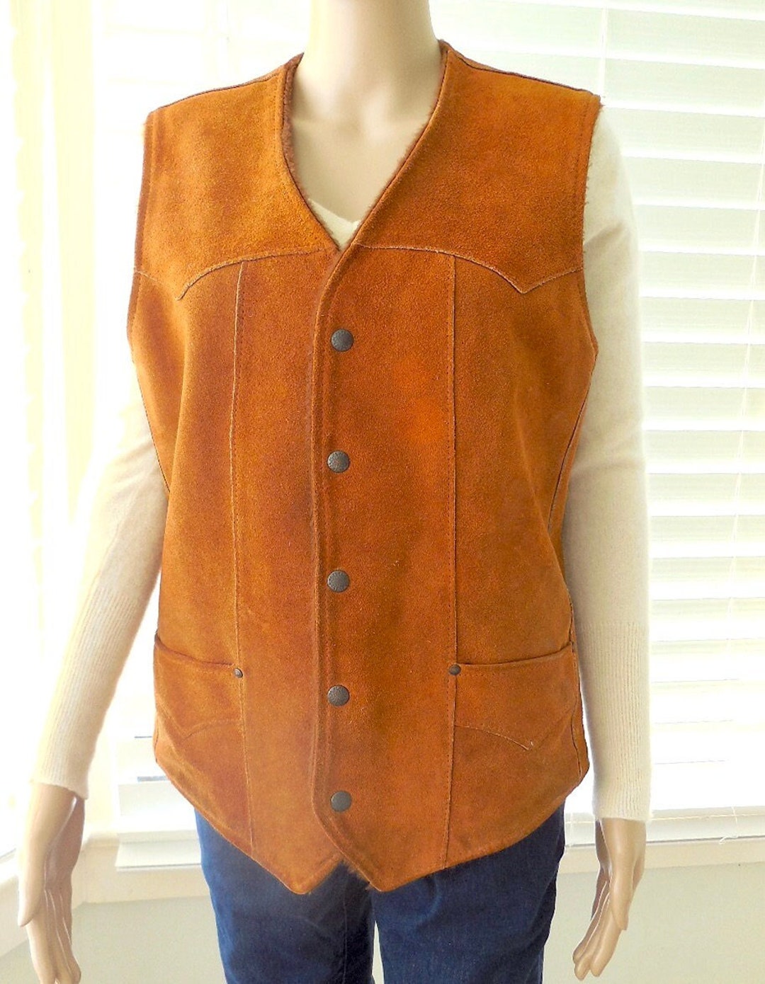 Tuikayoo Suede herenpak , vest , vintage , western cowboy , vest