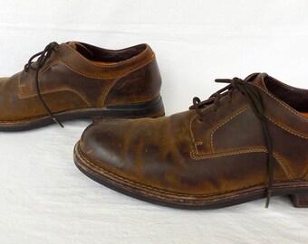 LEATHER Shoes TIMBERLAND Mens Brown Leather Oxfords All  display picture 2