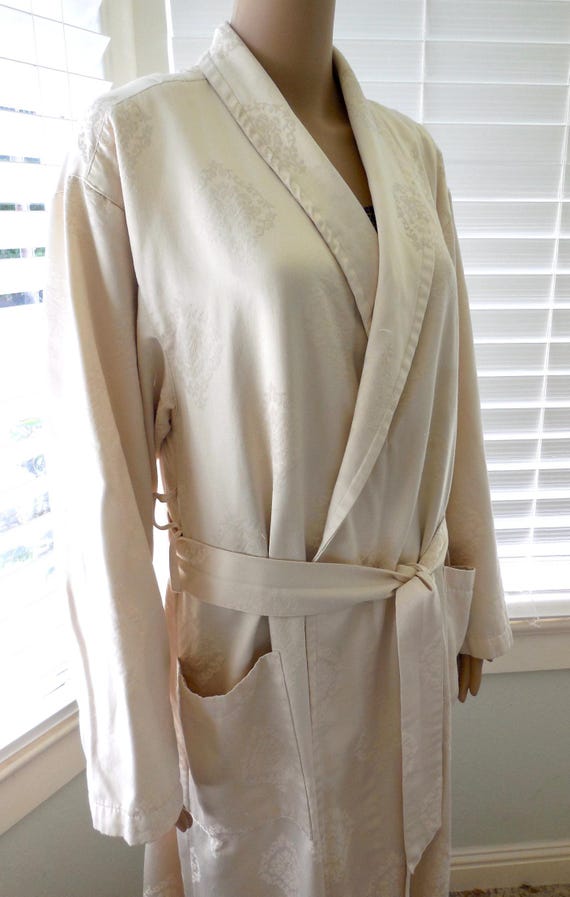 Man House Robe Men's HOUSE ROBE Smoking Jacket Satiny Bamboo Blend R… - Gem