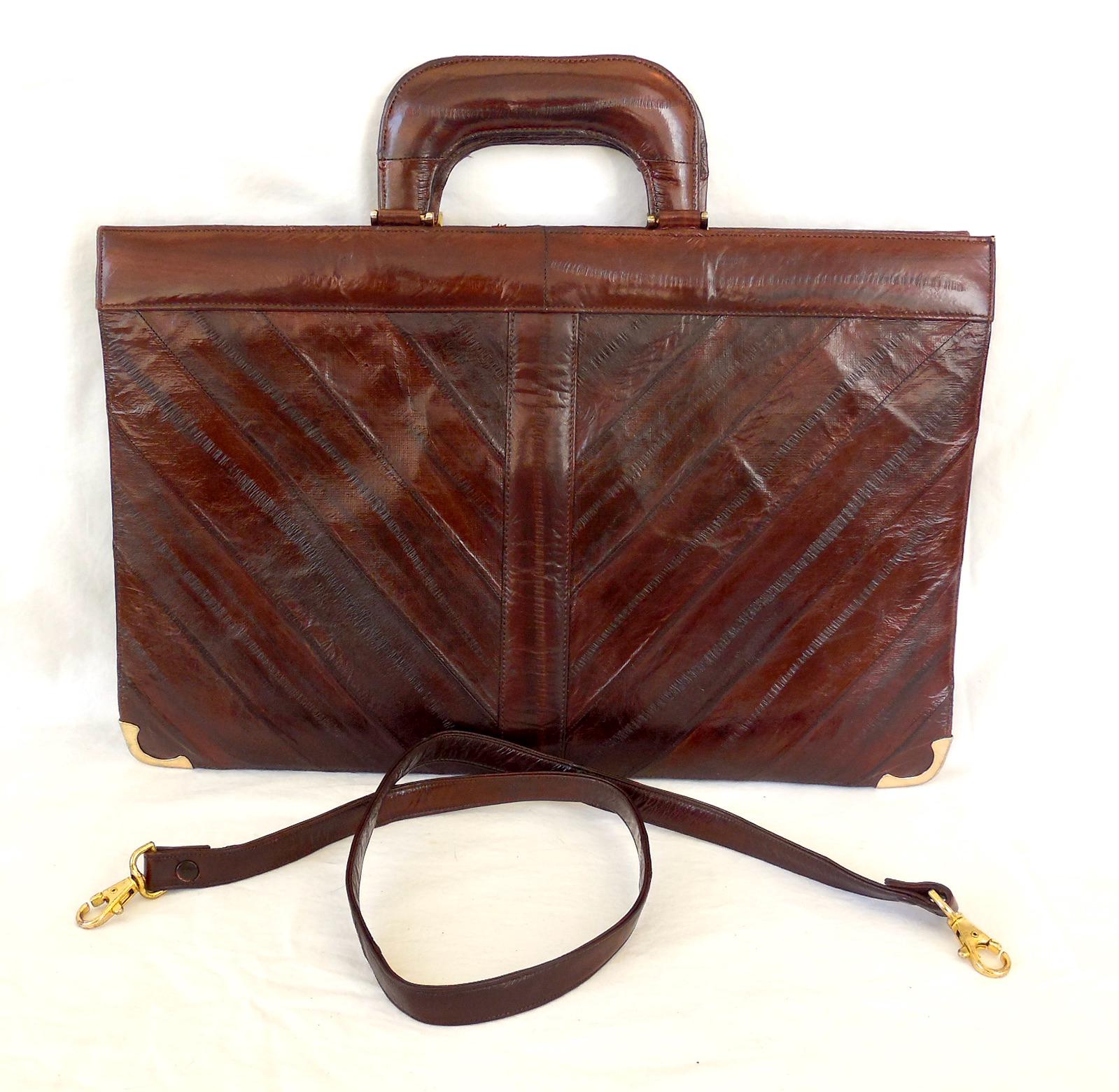 Eel Skin Briefcase - Etsy display picture 1