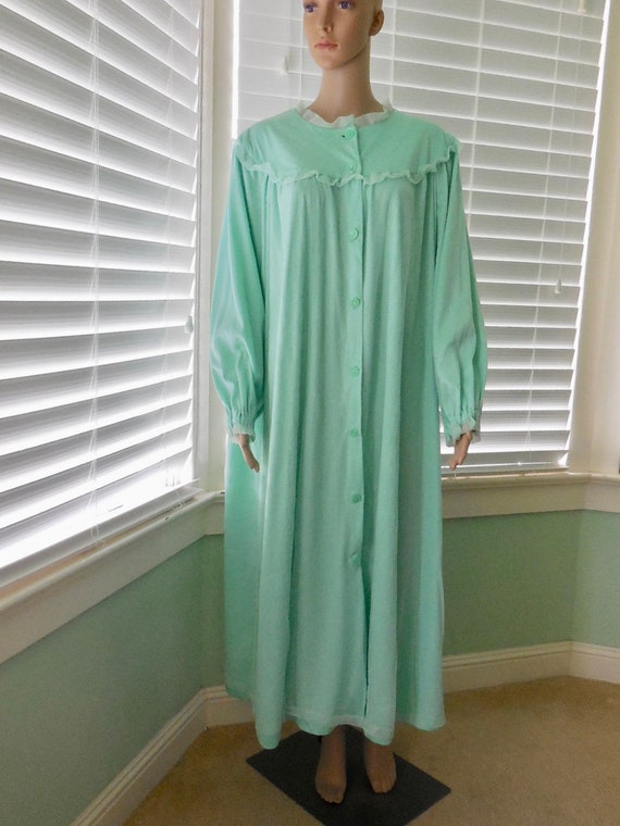 Vintage CHIFFON ROBE/50s Chiffon Robe/Chiffon Peig