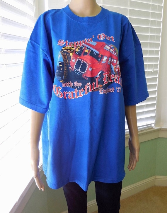 Vintage GRATEFUL DEAD 1972 England Concert Tour Concert Tour Shirt