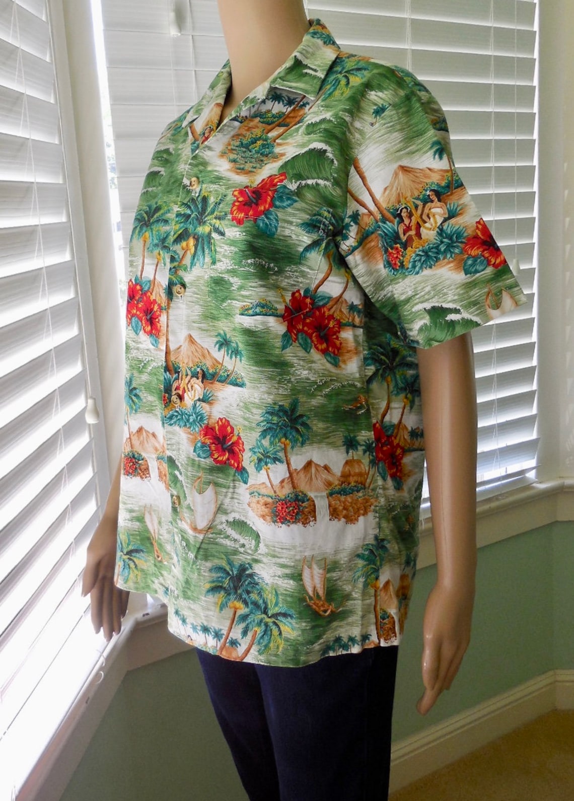 Rjc Hawaiian Shirts Vintage