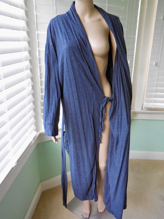 JERSEY Robe Men Blue Robe Jersey House Robe Mens … - image 8