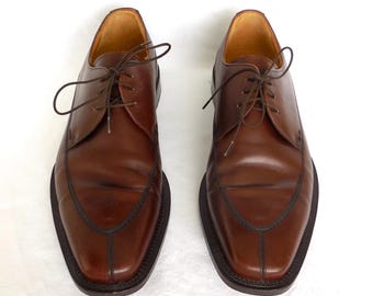 Cole Haan Country Vintage Cognac Brown Leather Split Toe Oxfords Brogue Men 11.5 Cole Haan Country Vintage Cognac Brown Leather Split Toe  main image 4