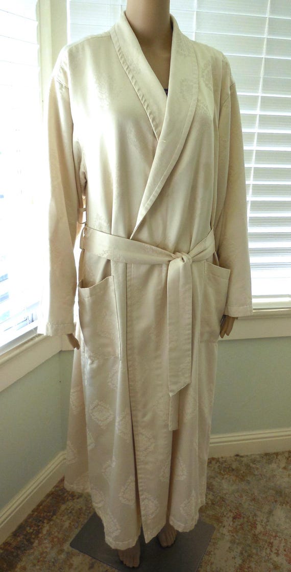 Man House Robe Men's HOUSE ROBE Smoking Jacket Satiny Bamboo Blend R… - Gem