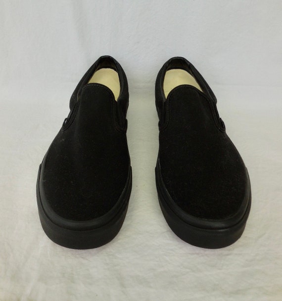 VANS the Wall Canvas Vans Loafers Mens Slip - Etsy