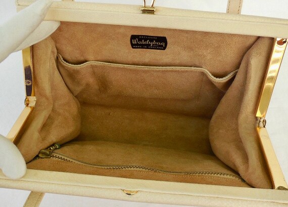 LEATHER KELLY Bag WALDYBAG Vintage Leather Purse … - image 7