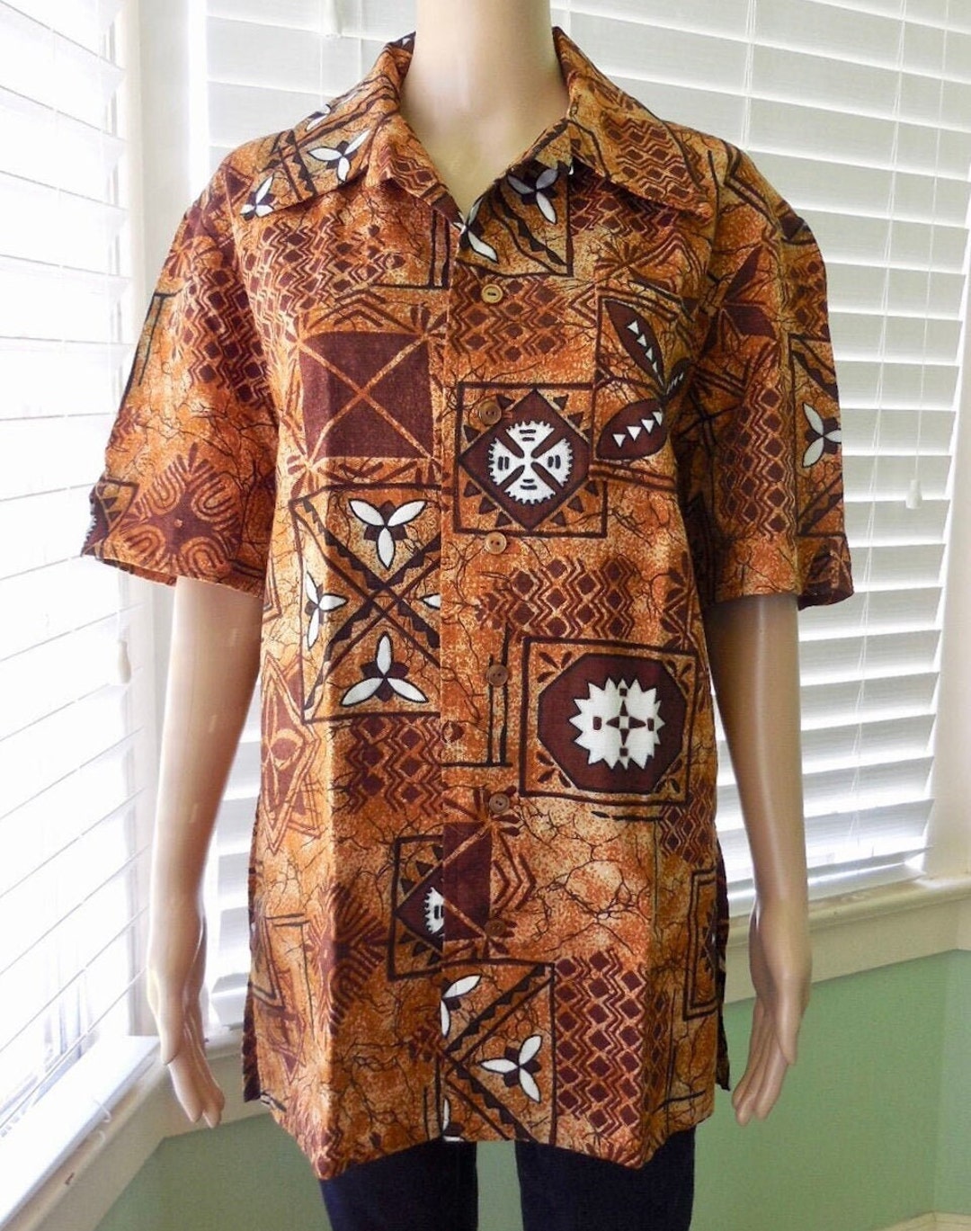 Minnick Tartan Vintage Leaves Hawaiian Shirt main image 1
