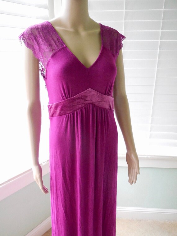 long jersey nightgown