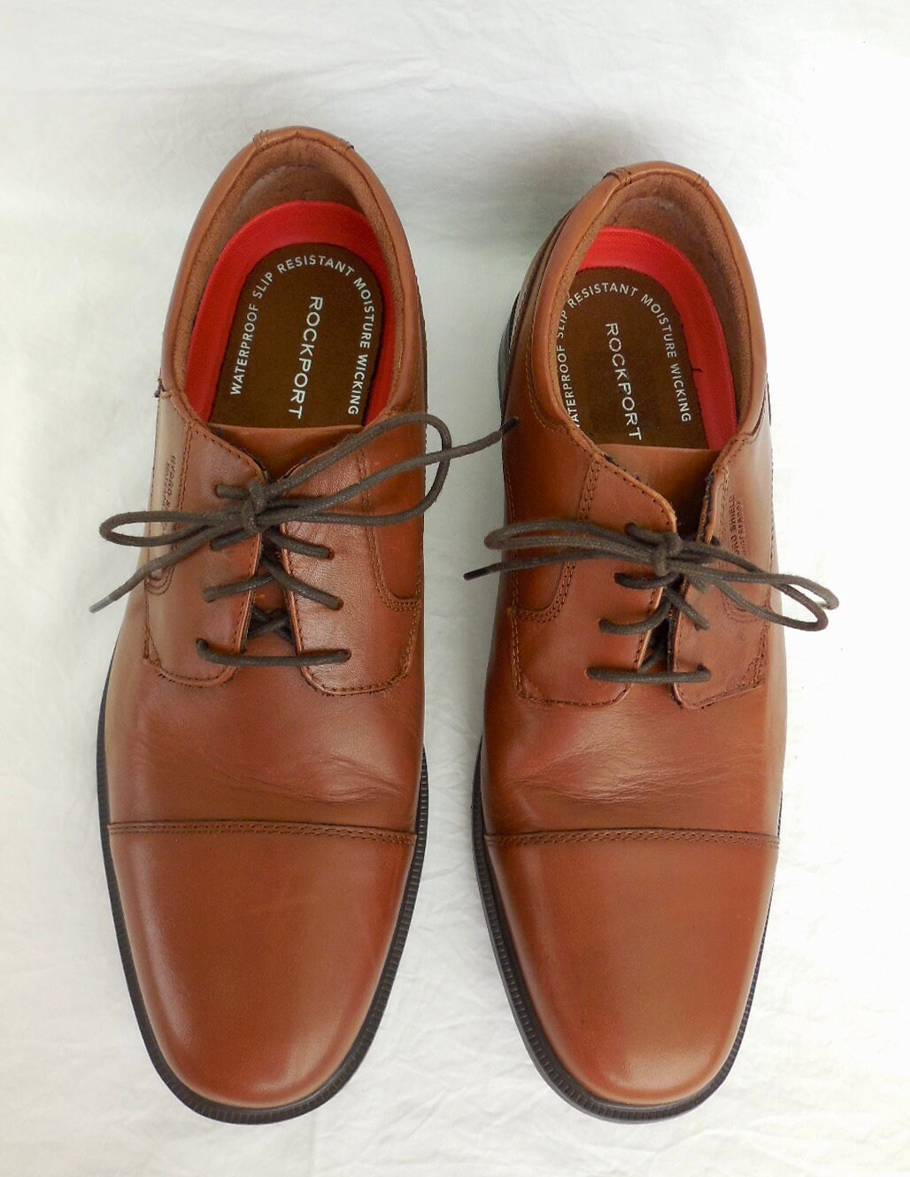 WATERPROOF Oxfords ROCKPORT Cap Toe Leather Oxford Shoes All  display picture 3