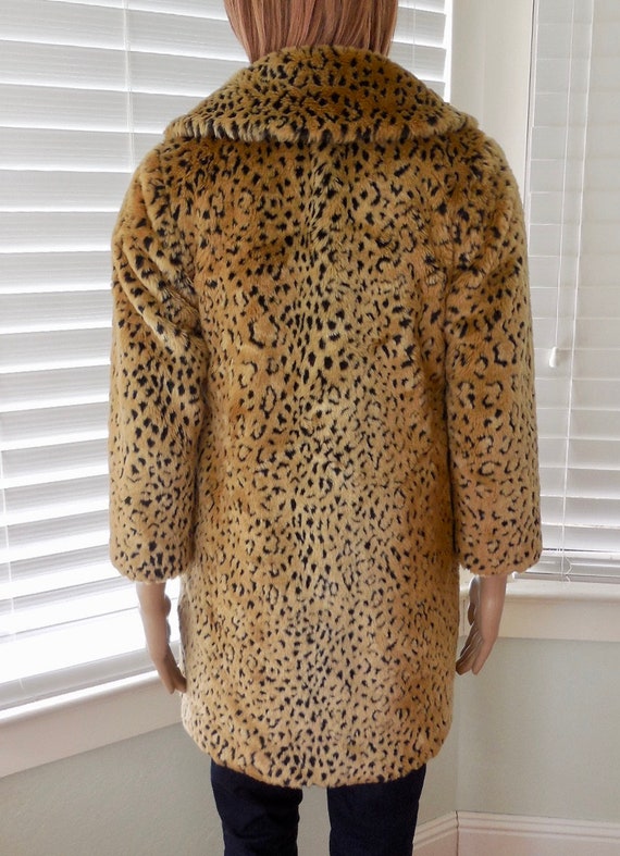 Manteau Fille En Fausse Fourrure Léopard Widgeon Taille 5 - Style Américain, Motif Animalier