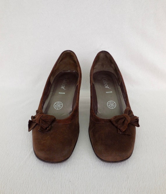 BROWN SUEDE Pumps GABOR Suede Pumps 