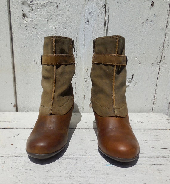 waterproof long leather boots