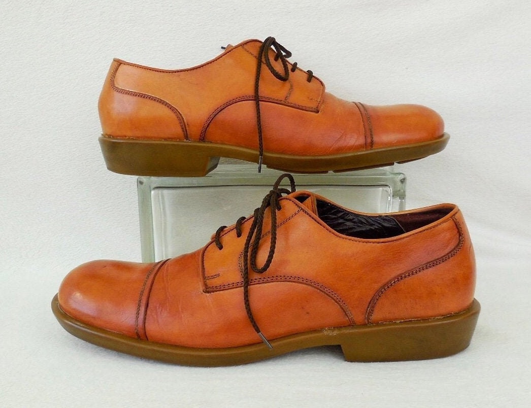 Richelieus en cuir pour hommes CAPPELLETTI vintage Richelieus à