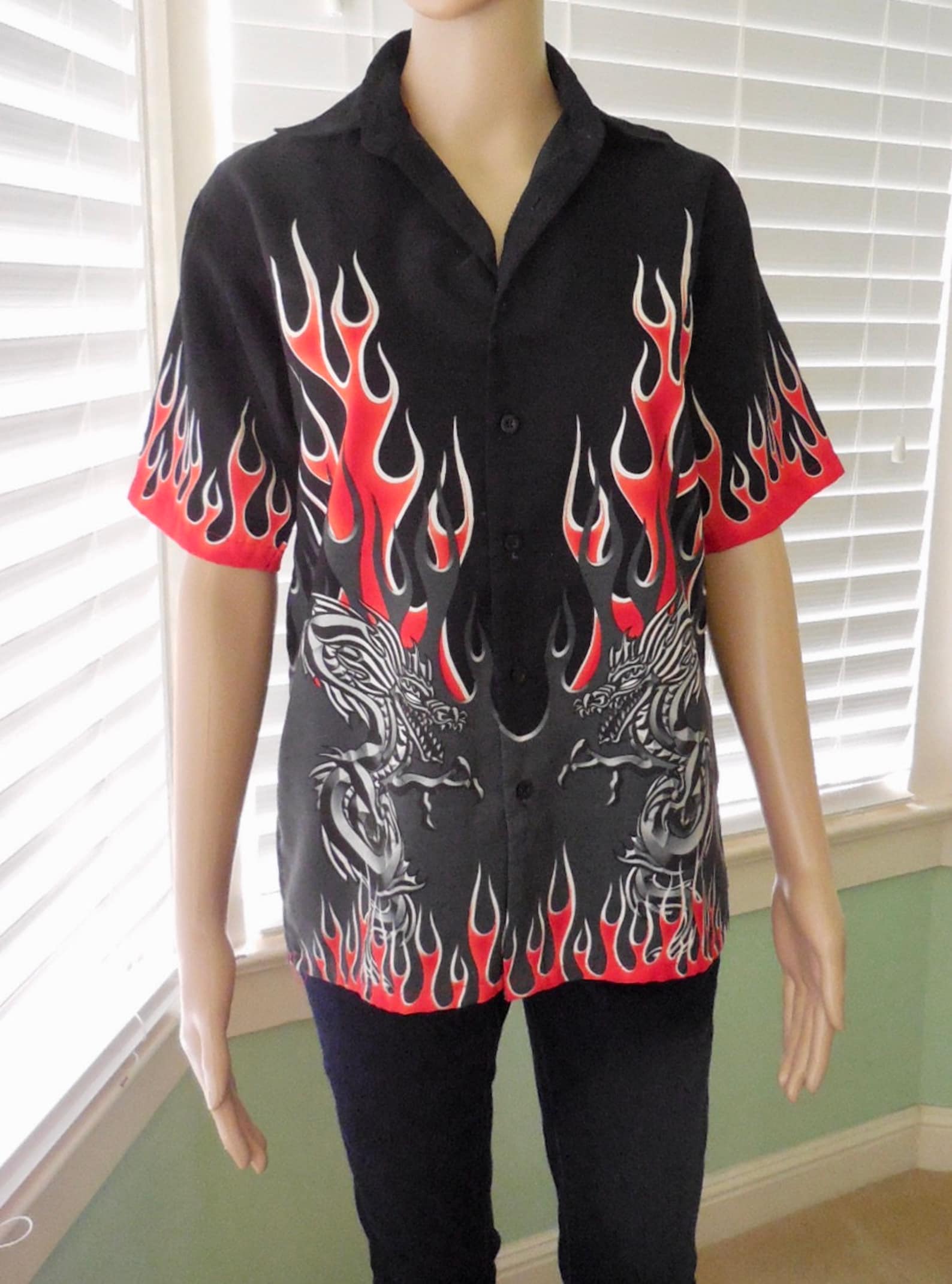 black shirt with coat