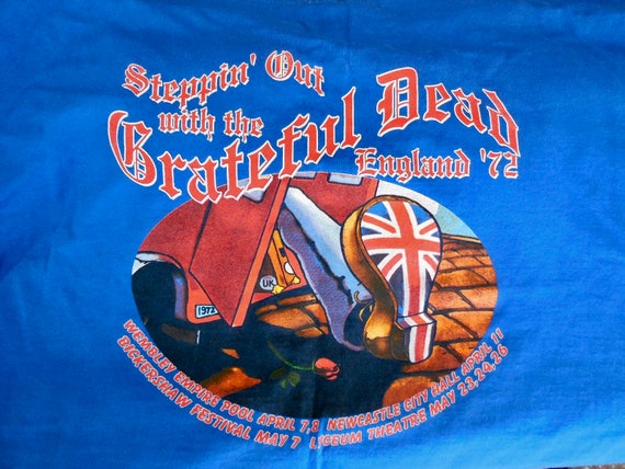 70s GRATEFUL DEAD Concert Shirt 70s Tour Shirt Or… - image 9