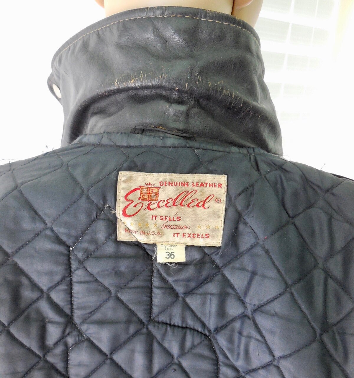 ジャケット・アウター vintage leather jacket Vintage Retro Leather Jacket Men's Leather Jacket-Fall
