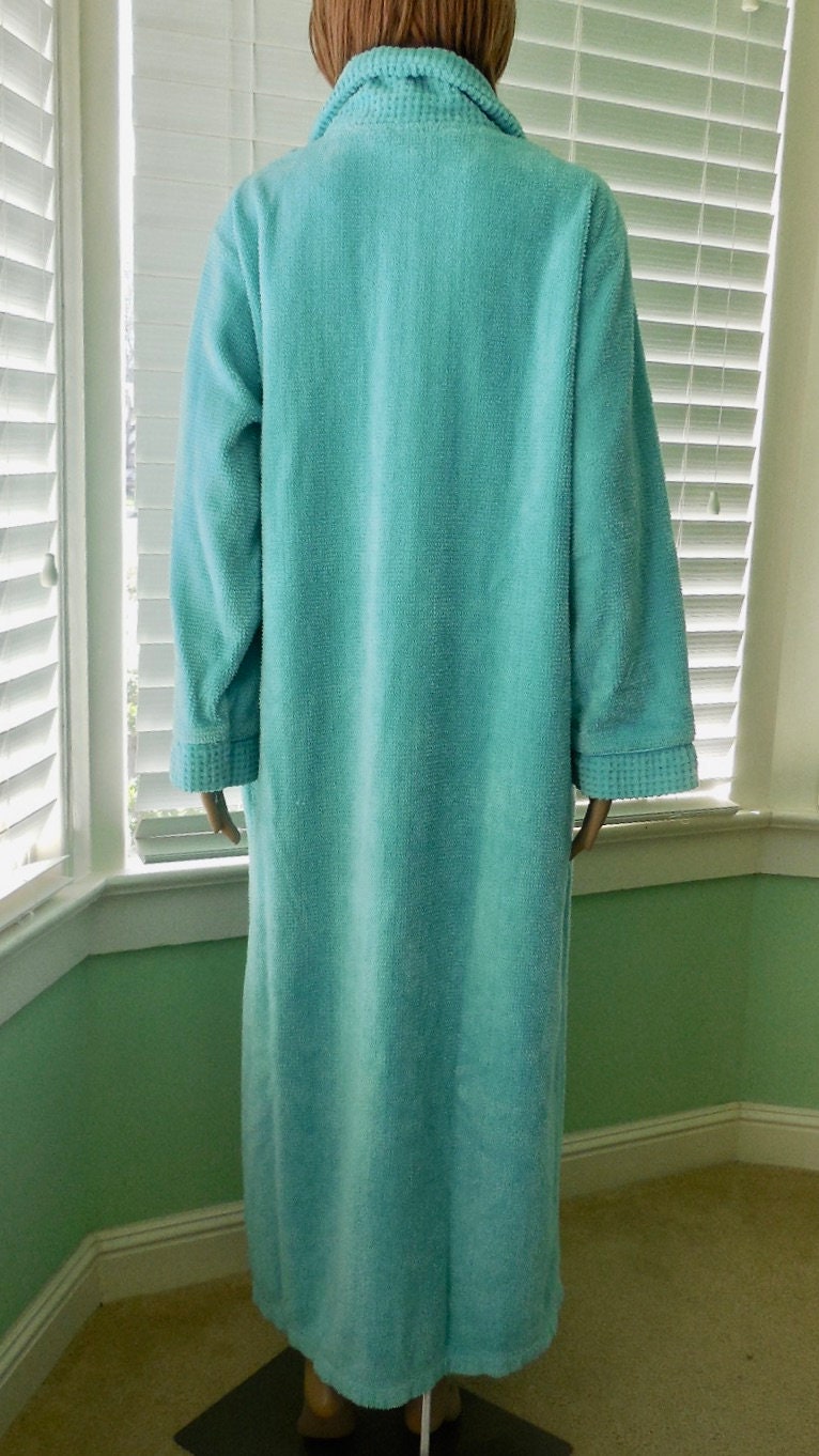 CHENILLE HOUSE ROBE Chenille Robe Vintage Robe Full Length Etsy