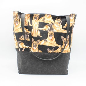 Reusable Grocery Bag/Tote Bag/German Shepherd Grocery Bag/Cotton Bag/Large Grocery bag/Dog Lovers Bag/German Shepherd Tote Bag/Grocery Bag