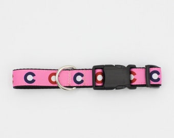 Colorado Dog Collar/leash sets, Pink Colorado dog collar, Pink Dog Collar, Dog collar, Pet collars, Purple dog Collars, Colorado Collars