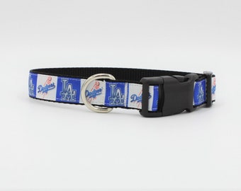 LA Dodgers Inspired dog collar/leash sets,Baseball dog collar, Dodgers inspired Dog Collar, Sports Team Dog collar, MLB Inspired Collars,