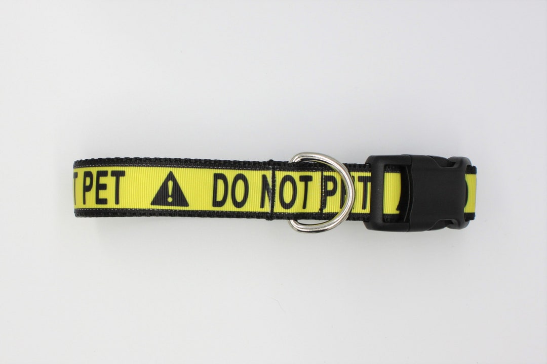 Do Not Pet Dog Collar/leash Sets, Service Animal Dog Collar, Emotional