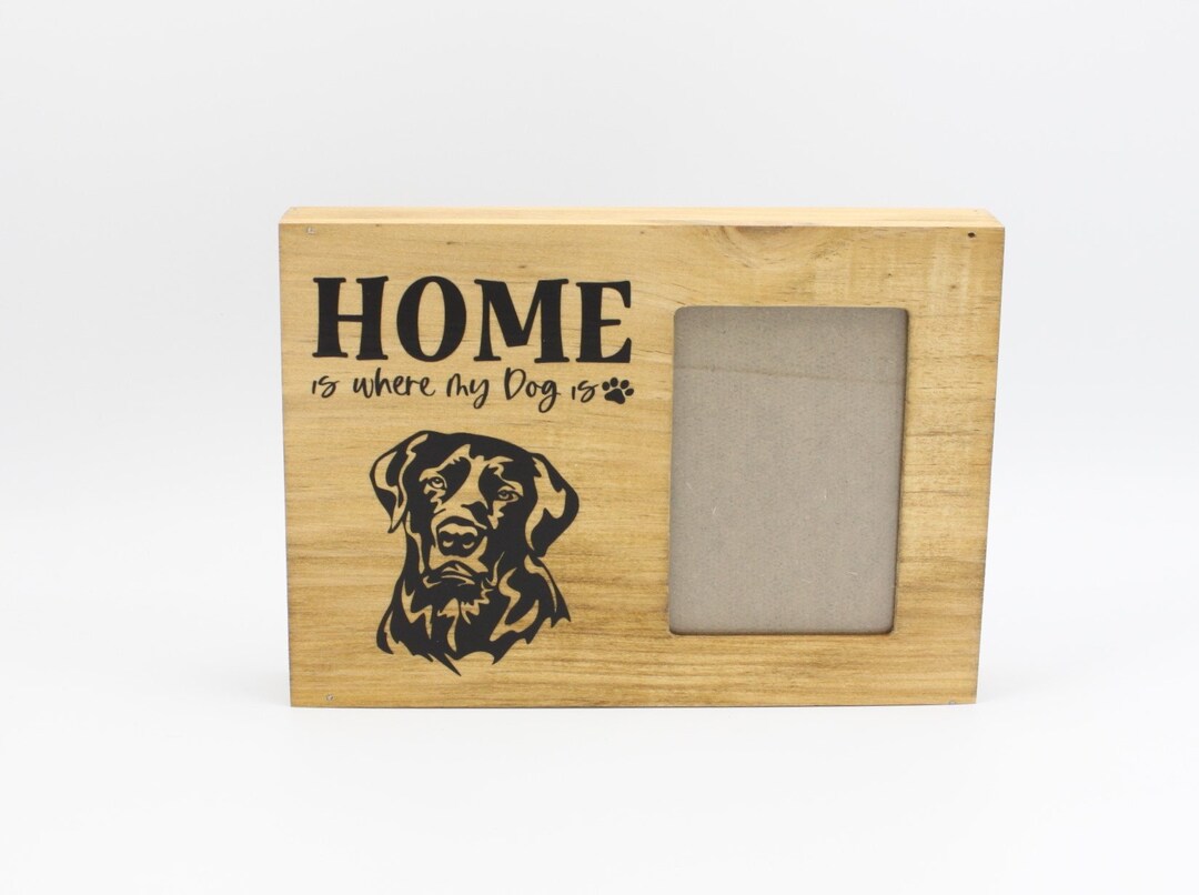 Labrador Photo Frame Labrador Wood Frame/wood Pet Frame/wall Pet Frame/desk Pet Frame/love ...