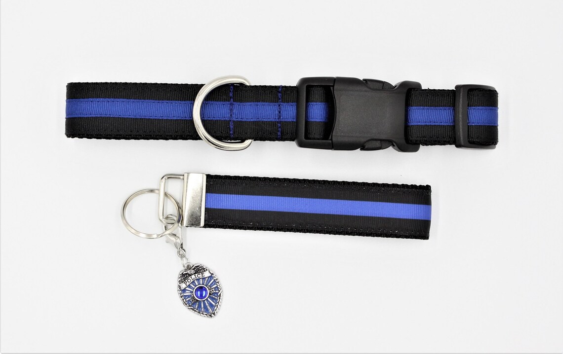Thin Blue Line Dog Collar Police Dog Collar Police K9 Etsy