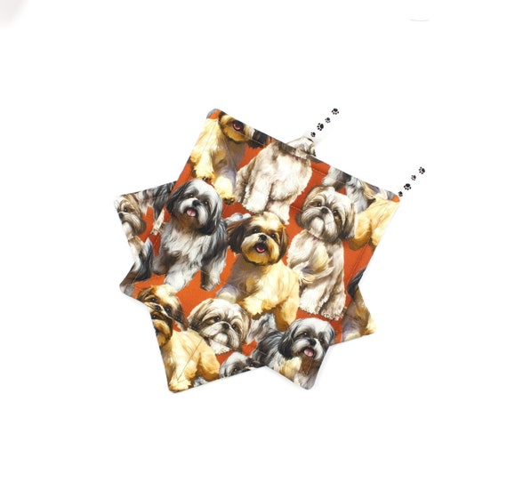 Shih Tzu Oven Mitts & Pot Holders (Set of 4) Shih Tzu Oven Mitts & Pot Holders (Set of 4)