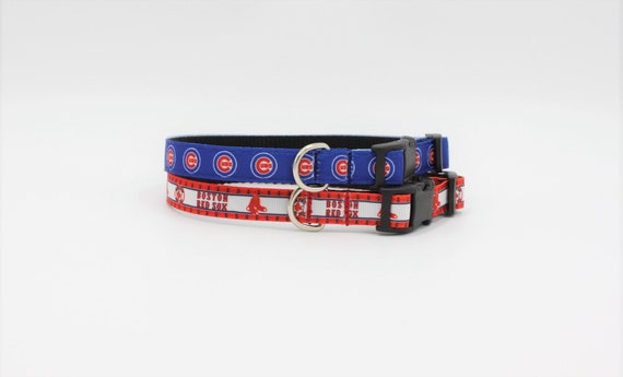 Boston Red Socks Inspired dog collar/leash sets, Chicago Cubs Inspired dog  collar, Red Socks Dog Collar, Cubs Dog collar, Pet collars
