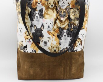 Reusable Grocery Bag/Tote Bag/Farmers Market Bag/Cotton Bag/Large Grocery bag/Dog Lovers Bag/Labrador Tote Bag/Grocery Bag/Strong Bag