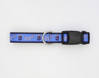 KC Royals Inspired dog collar/leash sets,Baseball dog collar, Kansas City Dog Collar, Sports Team Dog collar, Pet collars, MLB Collars