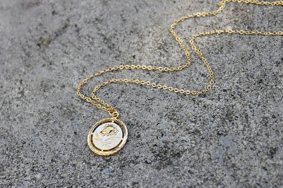 Collana Girocollo Con Rosa Di Cristallo Boho | Gioiello Floreale Vintage Con Rosa Dorata | Catena Minimalista Regalo Per Donna