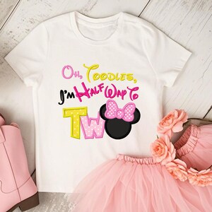 Digitized Minnie Applique for Halfway to Two - Downloadable Embroidery (4x4 to 8x8)