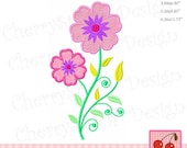 Flowers Vintage flowers Machine Embroidery Design SPR34 - for 5x7,6x10 and 7x12 hoop