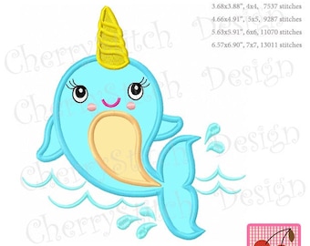 Narval maskinbroderi applikationsdesign