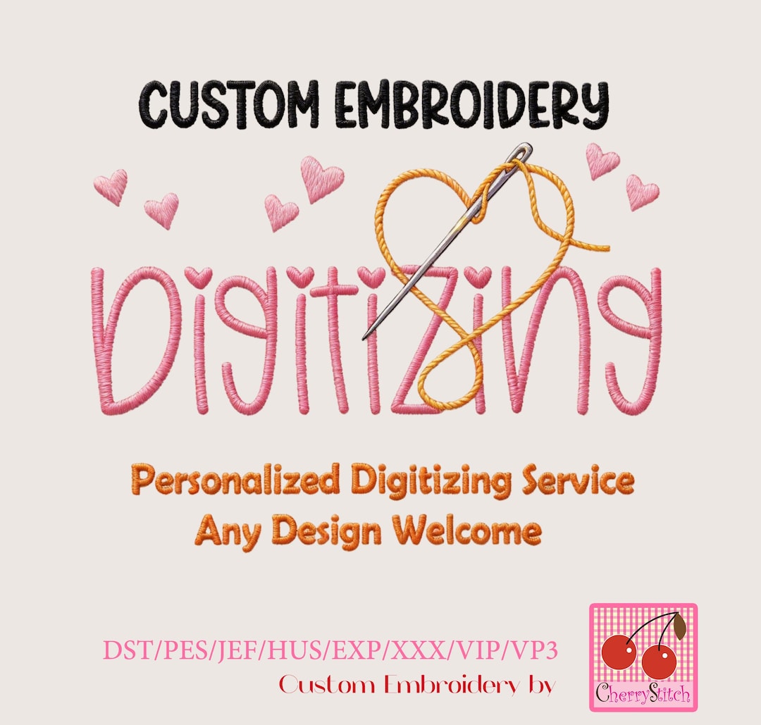Custom Embroidery Patterns | Personalized Digitizing Service | Any ...