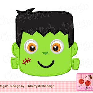Halloween Frankenstein Halloween Scary Machine Embroidery Applique HL0059