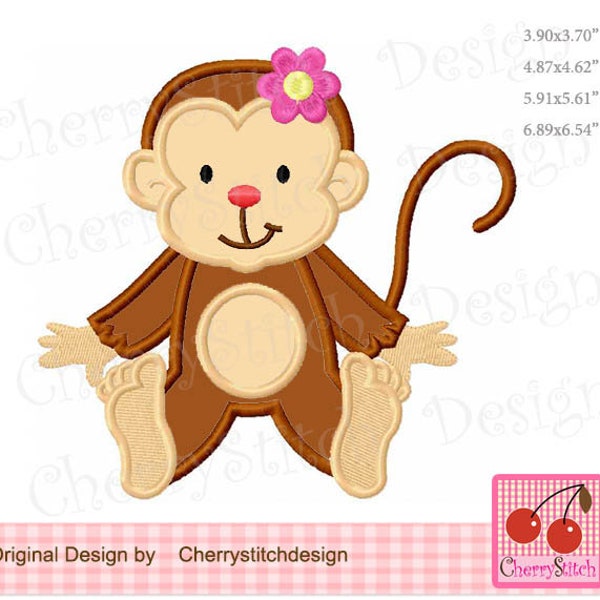 Baby Girl Monkey Etsy