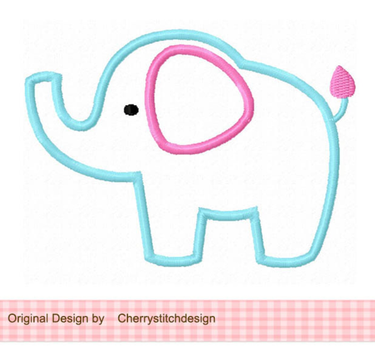 Elephant Embroidery Design Baby Elephant Embroidery Applique Etsy