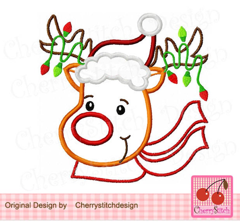 Christmas embroidery design reindeer machine embroidery  etsy Christmas embroidery design reindeer machine embroidery  etsy