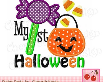 Halloween My 1st Halloween Machine Embroidery Applique HL0033