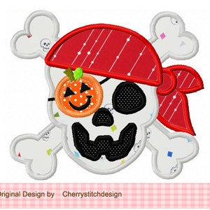 Scary Horror Devil Evil Joker Halloween Pirate Skull Killer Iron-On Sew On Patch - Cloth