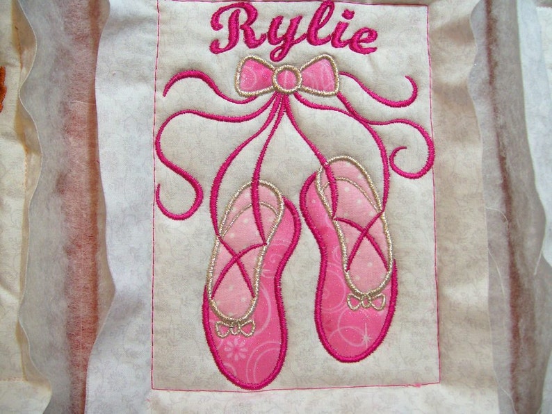 embroidered ballet pumps
