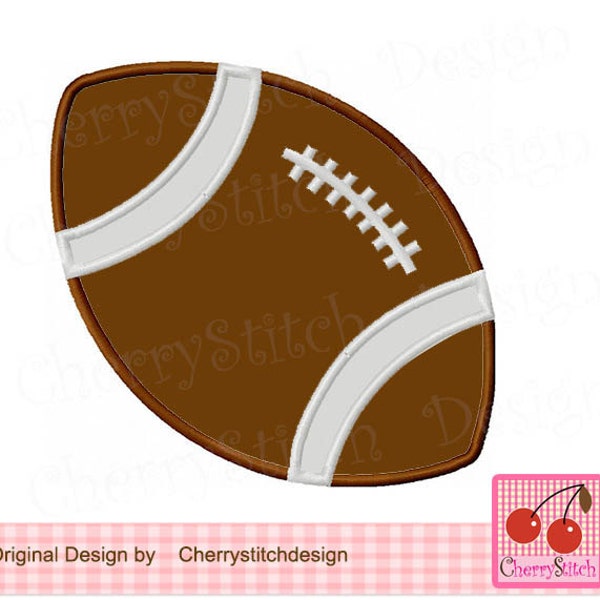 Football Applique Sports Machine Embroidery SPORT014