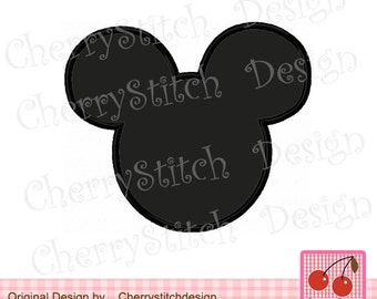 Mouse ears Mickey Embroidery applique