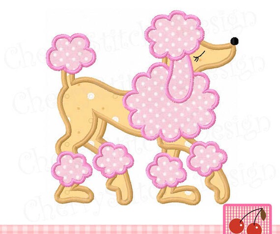Paris Poodle French Poodle Machine Embroidery Applique - Etsy Paris Poodle French Poodle Machine Embroidery Applique - Etsy