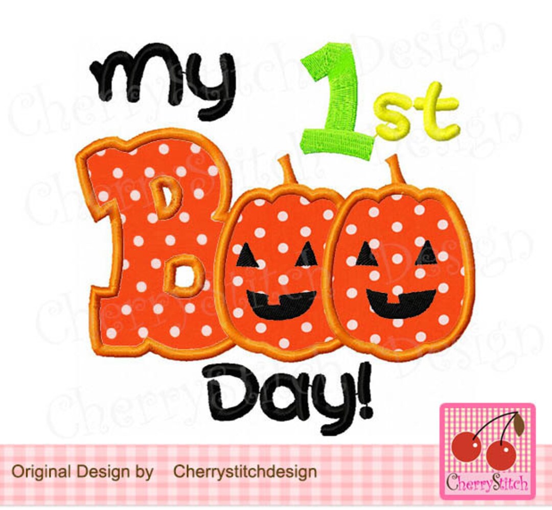 My 1st BOO Day, BOO With Pumpkins, Halloween BOO Machine