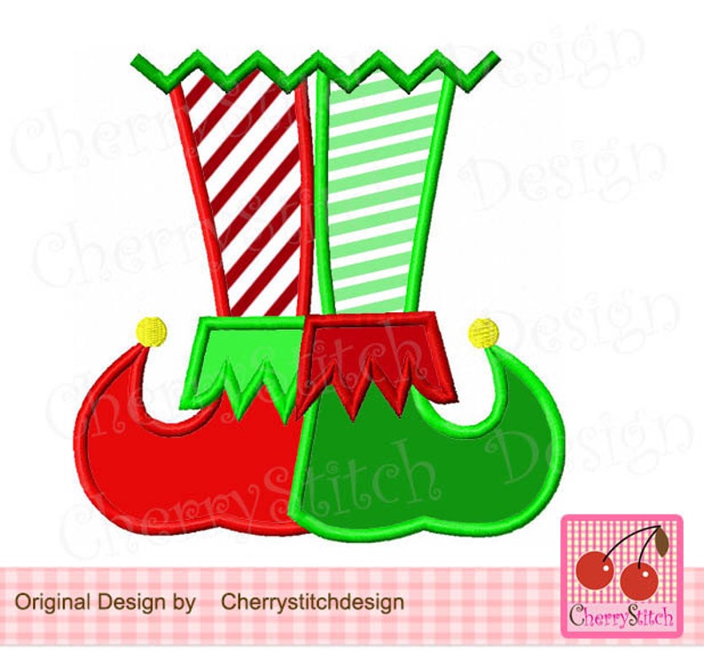 Christmas elf feet elf legs elf embroidery applique  etsy Christmas elf feet elf legs elf embroidery applique  etsy